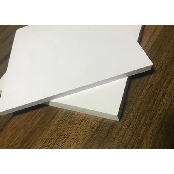 Lightweight White Rigid PVC Foam Board Moisture Resistant For Furniture Cabinet