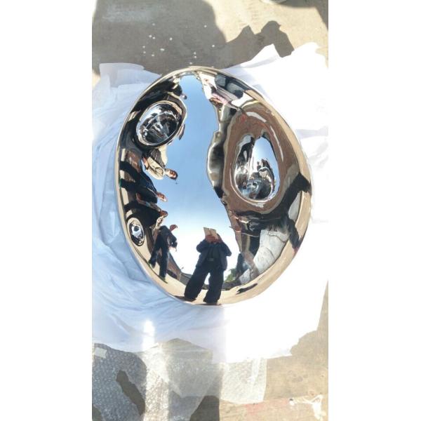 Handicraft Decorative Art Sculpture , Indoor 316 Polished Modern Stainless Steel Sculpture