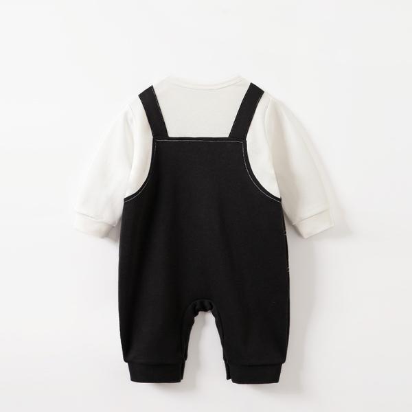 Children'S Short Sleeve Overall For Newborn Cartoon Strap Overalls Spring Autumn