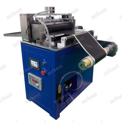 Máquina automática de células cilíndricas Máquina de corte de eletrodos de bateria 300 mm