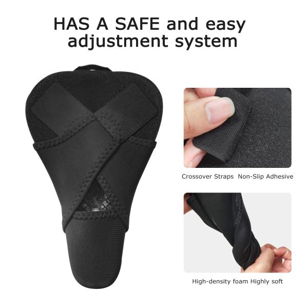 Accesorios de la bici y del ciclo, piel artificial gruesa de la esponja de Seat de la bici de los 3CM