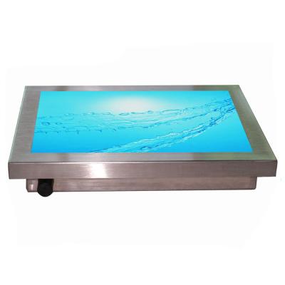 Tela táctil Resistive/capacitivo 17 do PC áspero de aço inoxidável do painel brilho alto