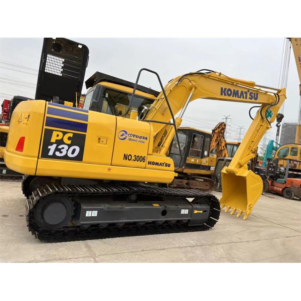 Material de construcción medio usado de Operating Weight 13T del excavador de KOMATSU PC130