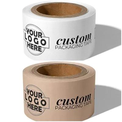 ODM OEM Custom Water Activated Packing Tape Self Adhesive Kraft Paper Packing Tape