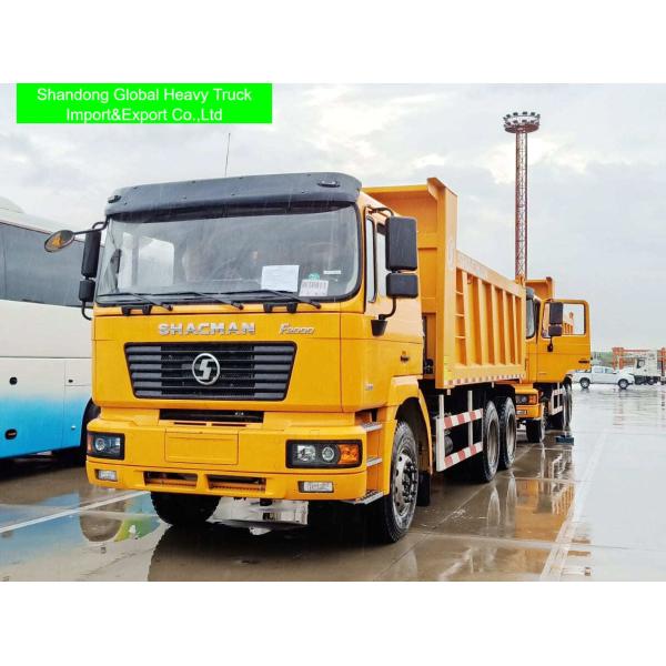 New or Used Shacman Dump Truck 6x4 Dumper with Euro 2 Emission 10 Forwards Transmission and 8329x2490x3450mm Specification