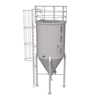 30m Conical Grain Storage Material Silo Zone 3 Flour Silo Systems