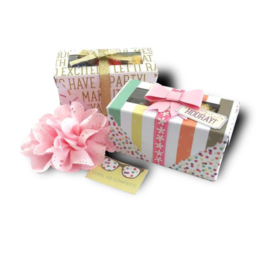 Подарочные коробки конфеты рождества Папербоард подгоняли логотип