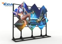 Moldura estreita video preta do painel 1.8MM da exposição de parede BOE/SAM/LG do LCD