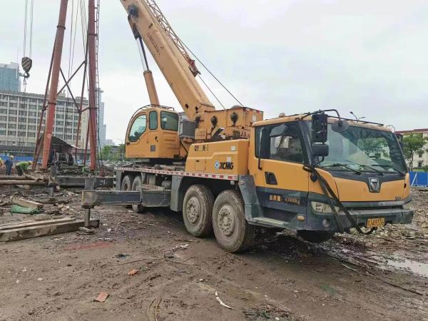 Crane mobile de 70 tonnes hydraulique pliante pour tout terrain