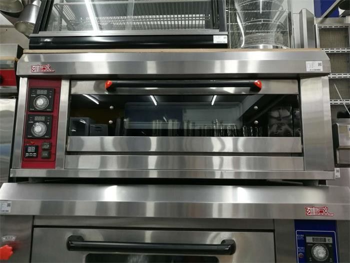 Печи выпечки газа подноса 3 слоев 6 с таймером регулятора двери окна механическим