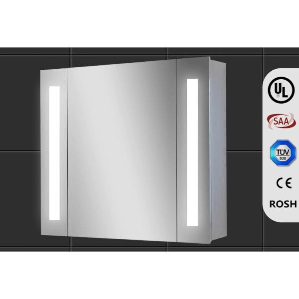 4000K LED Medicine Cabinet Anti Fog Lighted Medicine Cabinet Square