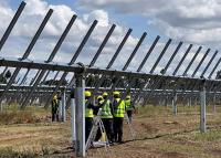 El solo picovoltio poste molió la Sistema Solar del perseguidor de Sun de las consolas de montaje de la estructura de tormento