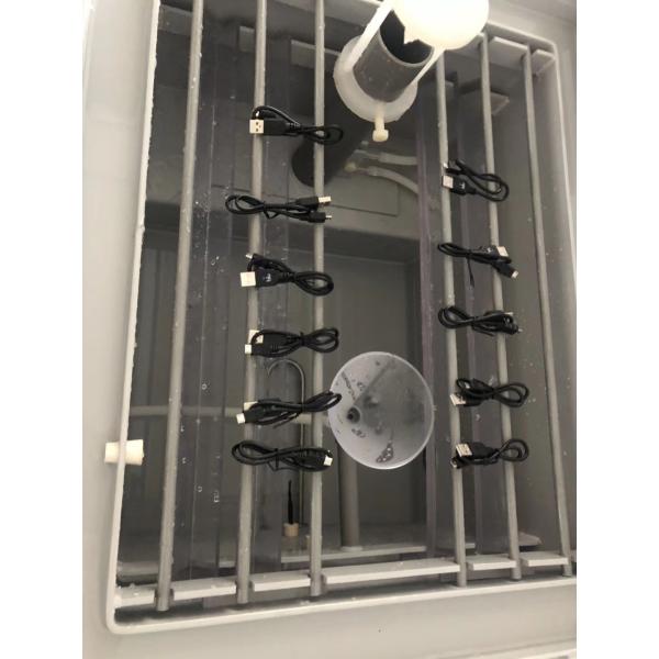 What is the cost of the salt spray test and what is the standard?