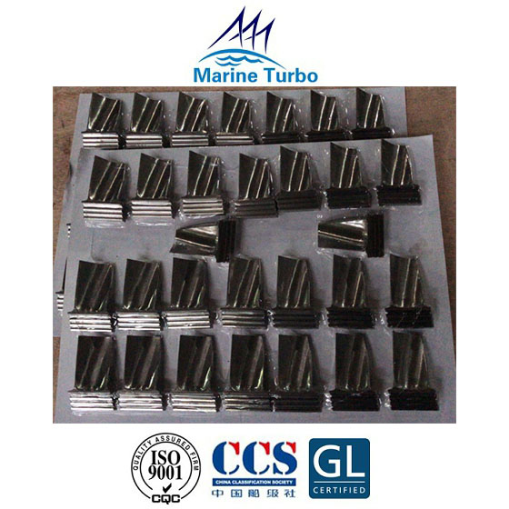 T- MITSUBISHI Turbocharger / T- MET Series Turbine Blades For Marine And Stationary Engines Maintenance Parts