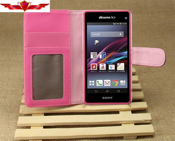 Sony Xperia Z1 MINI PU Wallet Leather Cases Card Holder Accurate Holes Design Gift Box