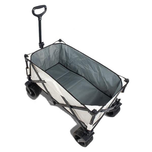150kg Capacity Collapsible Folding Camping Wagon 87x48x75cm