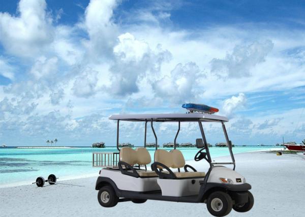 Electric 48V Utility Golf Cart With Small Stainless Box  For Patrol