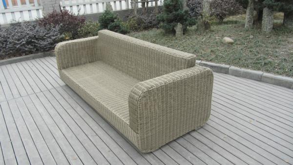 Round wicker rattan garden outdoor sofa set high-end quality sofa set