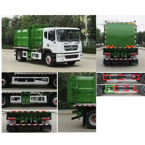 18000kg Capacity Solid-Liquid Separation Kitchen Waste Collection Vehicle with 336 hp Engine