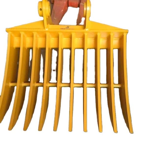 Customizable Heavy-Duty Excavator Root Rake Bucket High Quality Debris Clearing