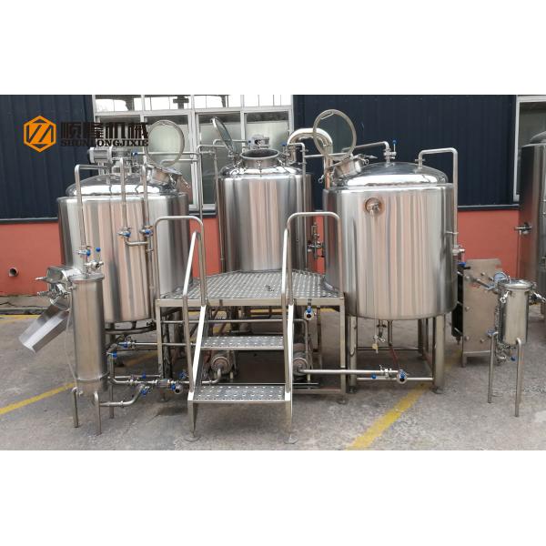 0.55kw Raker Small Brewery Equipment , 500L Mini Micro Brewing Systems