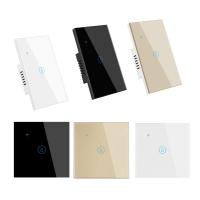 interruptor esperto da parede de Google Alexa Tuya Zigbee Smart Touch do painel do interruptor 20A