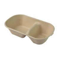 Polpa biodegradável do recipiente de alimento do bagaço da cana-de-açúcar que empacota o compartimento 2