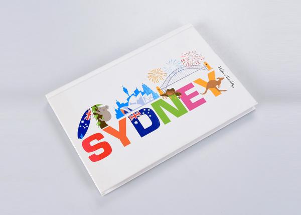 Costume duro delicado matte do caderno da tampa impresso com emperramento perfeito