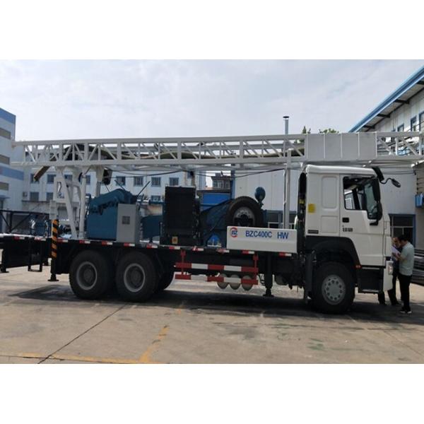 Буровая установка 6X6 двигателя дизеля 400m COMMINS установленная тележкой