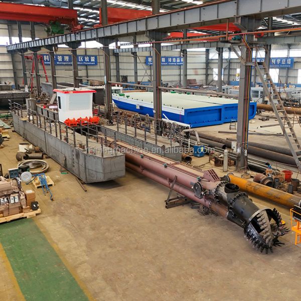 Portable 450m³/h Diesel Engine Cutter Suction Dredger for River and Lake Dredging