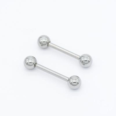 do bocal reto do Barbell de 13mm joia perfurando 14G 316 de aço inoxidável