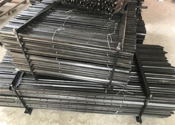 Bitumen Painted 450mm Star Y picket 1.86kg per meter for Temp Fence Panels