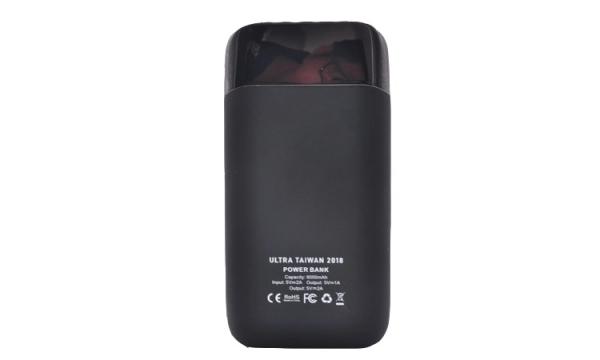 Flashing LED Logo Dual USB Portable Mobile Power Bank 6000mAh for Coporate Gifts