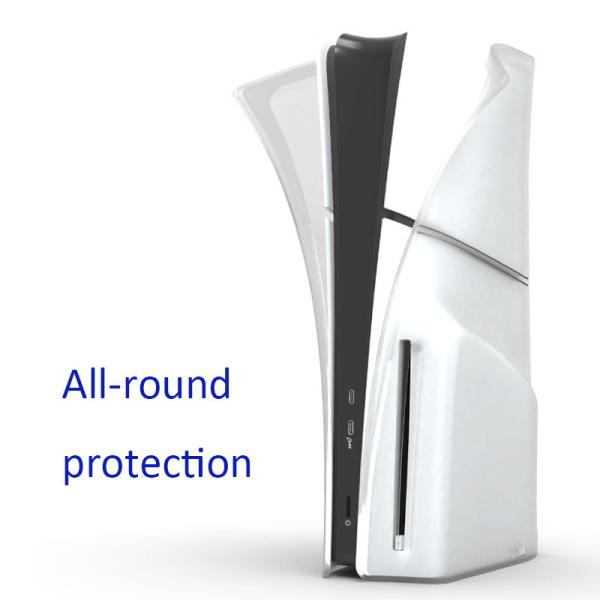 Dustproof PS5 Slim Silicone Skin Cover Anti-Scratch For Sony PS5 Slim Disc Edition Console