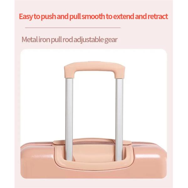 TSA Lock Spinner Caster 20 PC Travel Luggage Suitcase Trolley Carry-On in Luxury Front-Opening Design with Customized Logo