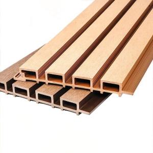 Panel decorativo de alta calidad para exteriores con lambrina de pared Wpc 3d