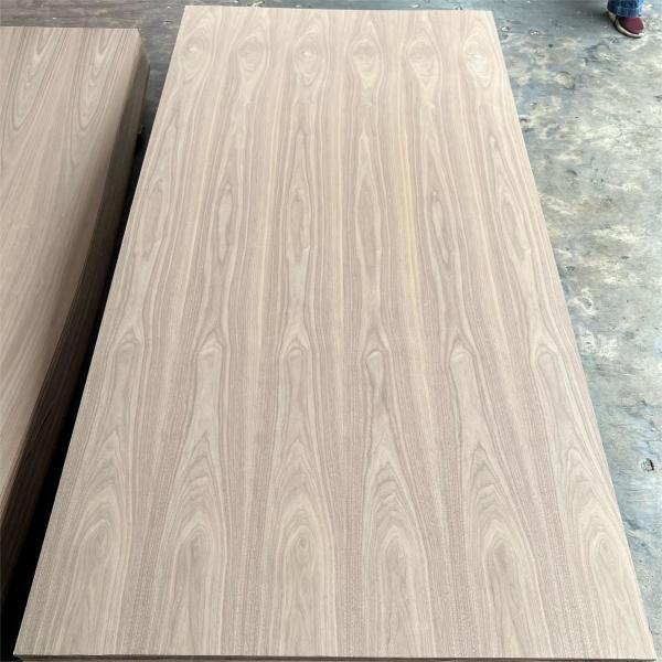 Factory Price Black Walnut Veneer Cabinet Wardrobe Wooden Door Wall Panel Decorative Panel