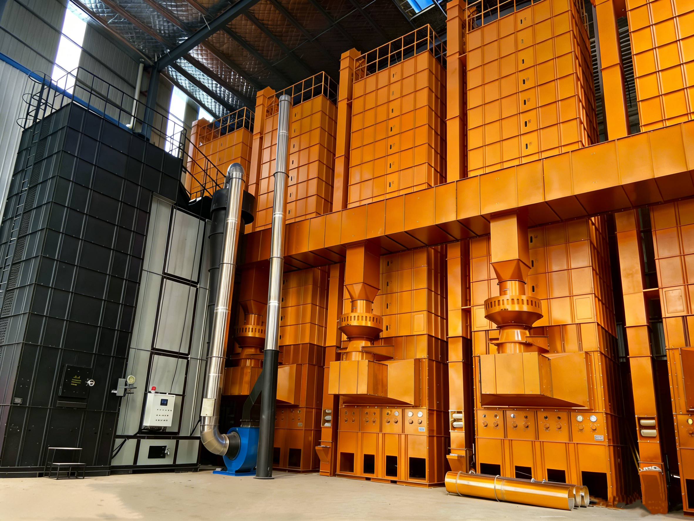 100 Tons Grain Maize Dryer Machine All Directions Drying