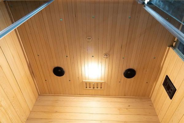 Solid Wood Indoor 3KW Family Steam Sauna Room 3 Person