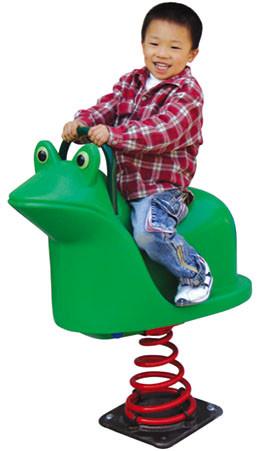 environment friendly outdoor play items children rocking horse with spring