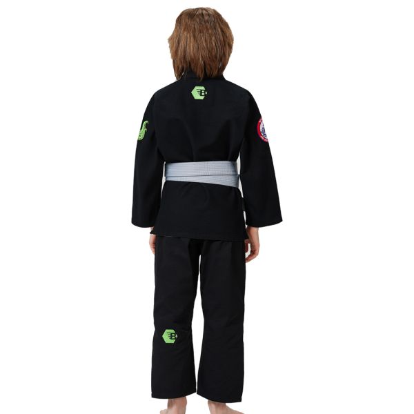 Digital Print Pearl Weave Jiu Jitsu Gi for Kids with 350gsm Fabric Weight