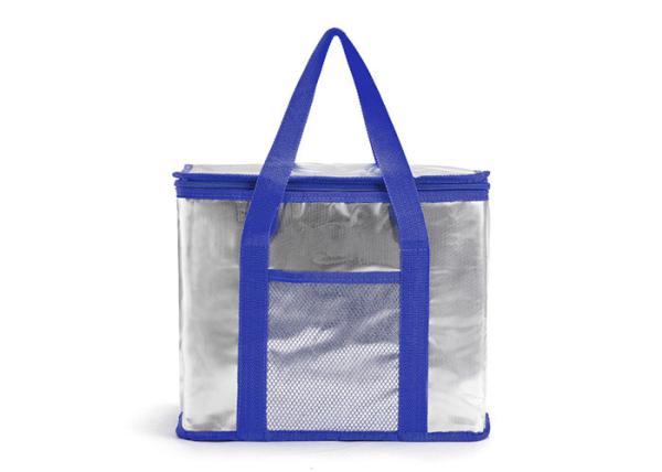 Grande serviço isolado térmico alaranjado do OEM de EPE Tote Lunch Bag