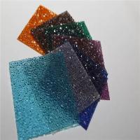 Plaque de polycarbonate plastique 3 mm Plaque de polycarbonate cristallin Plaque de polycarbonate monolithique diamanté