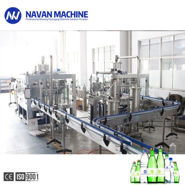 Auto 3000-5000BPH Glass Bottle Soda Carbonated Drink Filling Machine