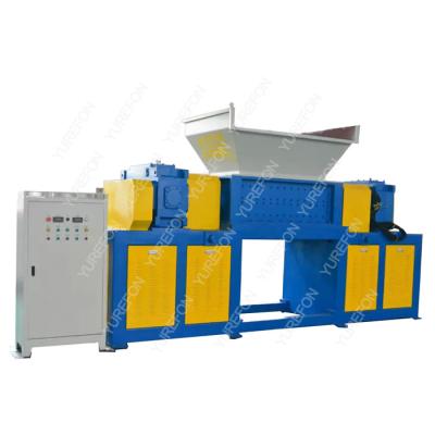 Cardboard Carton Paper Shredder Machine High Throughput Rate With Two Shaft