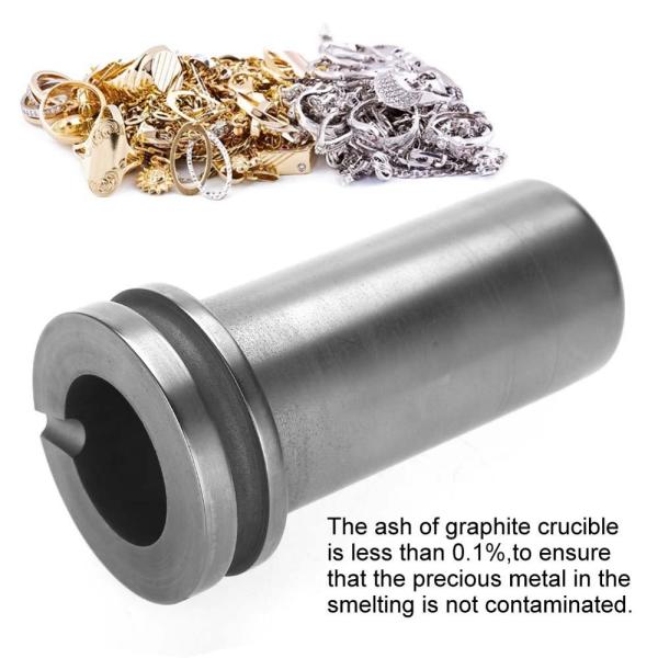 графитовый тигель особой чистоты столешницы 1кг/2кг/3кг для плавления металла ювелирных изделий