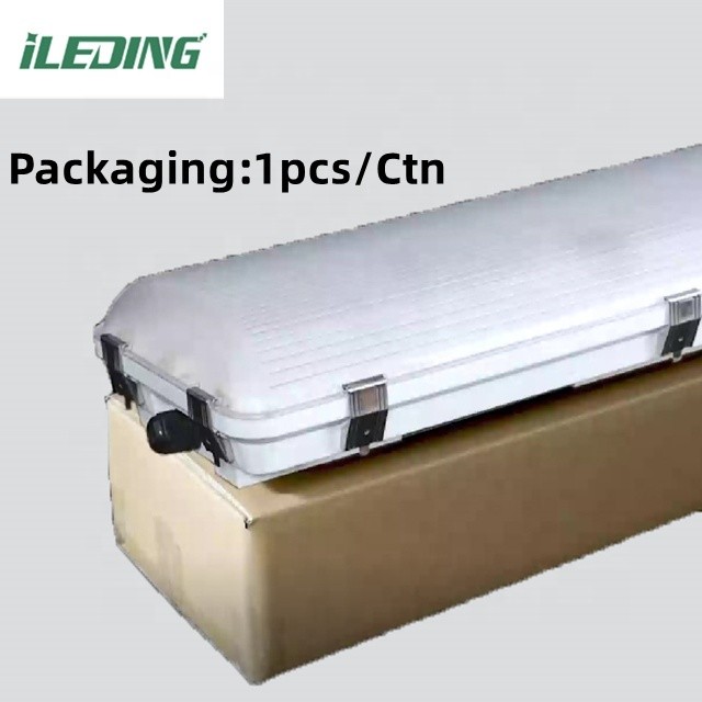 Warehouse Lighting Solution Industrial LED Vapor Tight Fixture Wet Location 120-347V