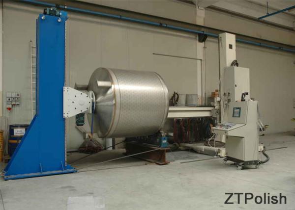 Stainless Steel Mirror Polishing Machine , ZT703 Brake Disc Grinding Machine