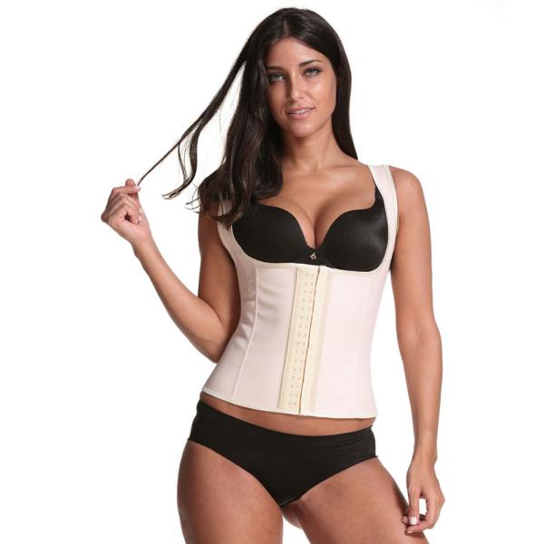 9 Steel Boned Latex Waist Trainer Shouler Strap Women Sexy Corset