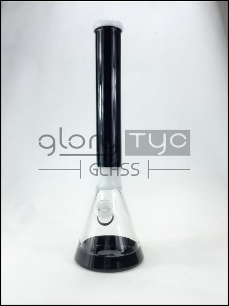 18 Inch Water Pipes Glass Bongs 19mm Join Beaker Recycling Hookah Tube
